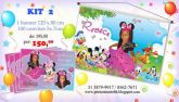 01 Banner 120x 80cm + 100 Convites 5x 7cm